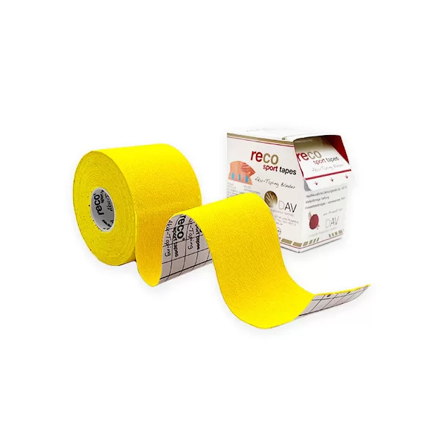 Reco Tape 5cm x 5m - żółty