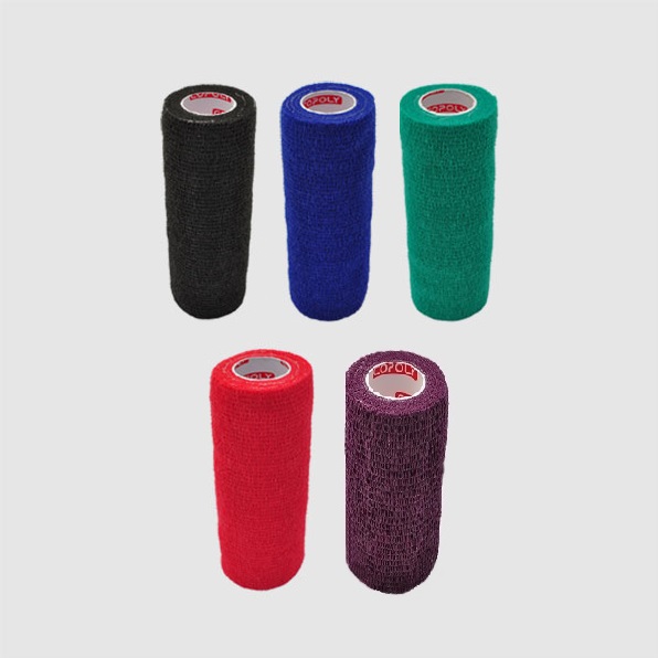 Copoly samoprzylepny elastyczny bandaż kohezyjny różne kolory 15 cm x 4,5m