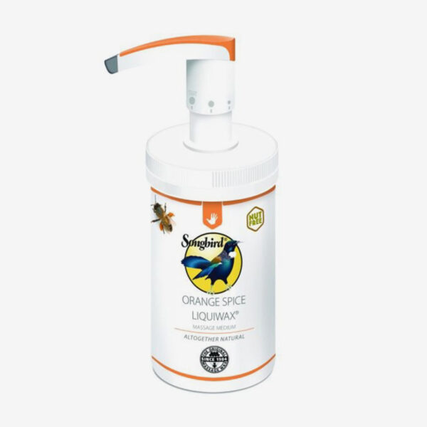 Płynny wosk do masażu Songbird 500 ml - orange spice - nowy design