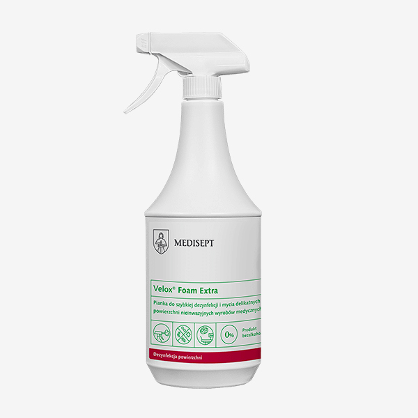 Velox Foam Extra Medisept - bezalkoholowa pianka do dezynfekcji powierzchni 1L