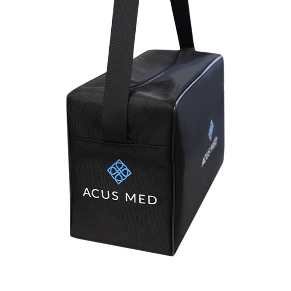 Mała torba Acus Med w czarnym kolorze - bok
