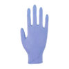 Rękawice nitrylowe bezpudrowe Abena niebieskie