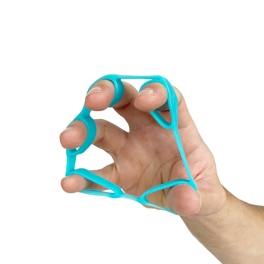 przyrządy do rehabilitacji dłoni nadgarstka Line Sport - niebieskie