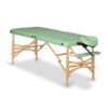 Składany drewniany stół do masażu Panda Habys zielony