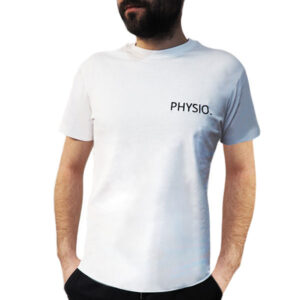 Koszulka dla fizjoterapeuty biała Physio