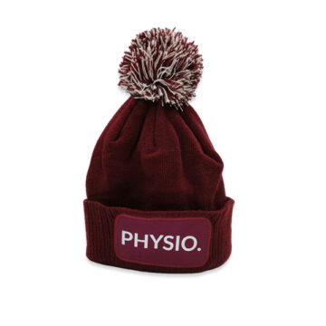 Bordowa czapka zimowa Physio