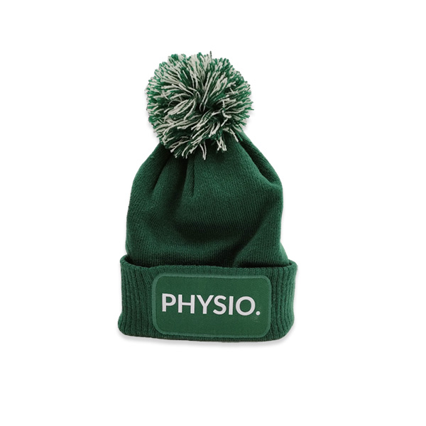 Butelkowa zieleń czapka zimowa Physio