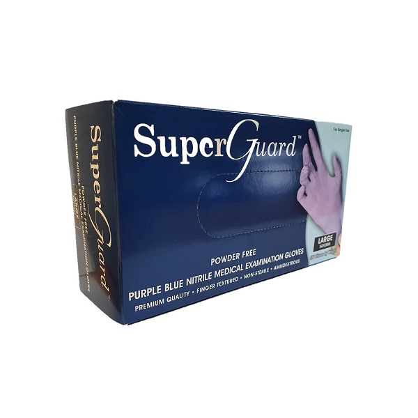 Superguard rękawiczki jednorazowe nitrylowe