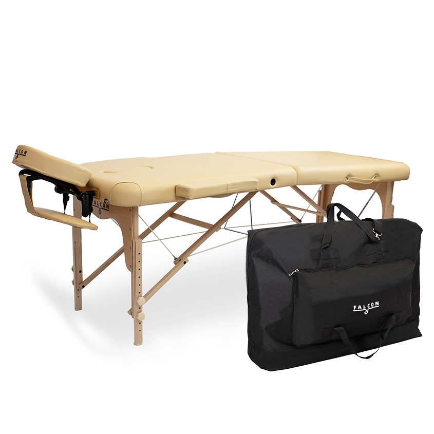 Drewniany stół do masażu Hekate - z pokrowcem