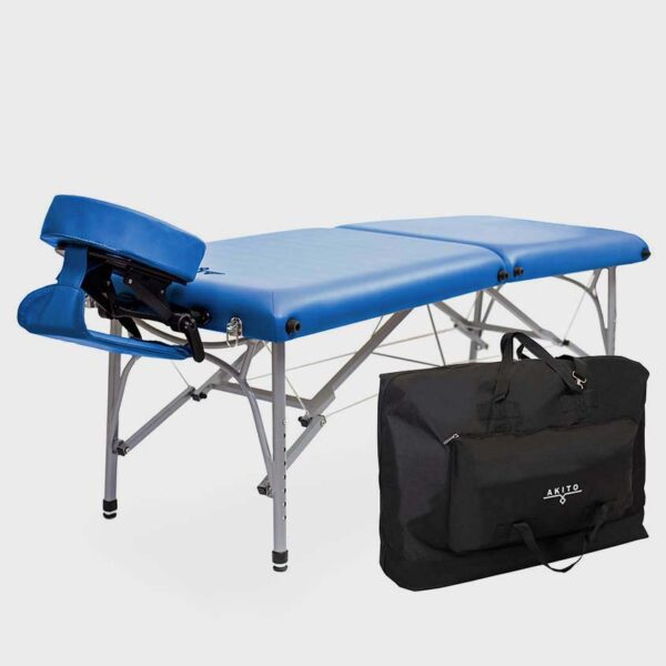 Akito stół Zeus niebieski - pokrowiec w zestawie