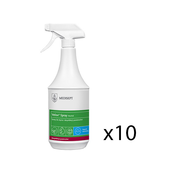 Zestaw 10x Velox Spray Neutral 1L