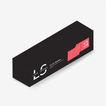 Line Sport Flat Band - pudełko - czerwony