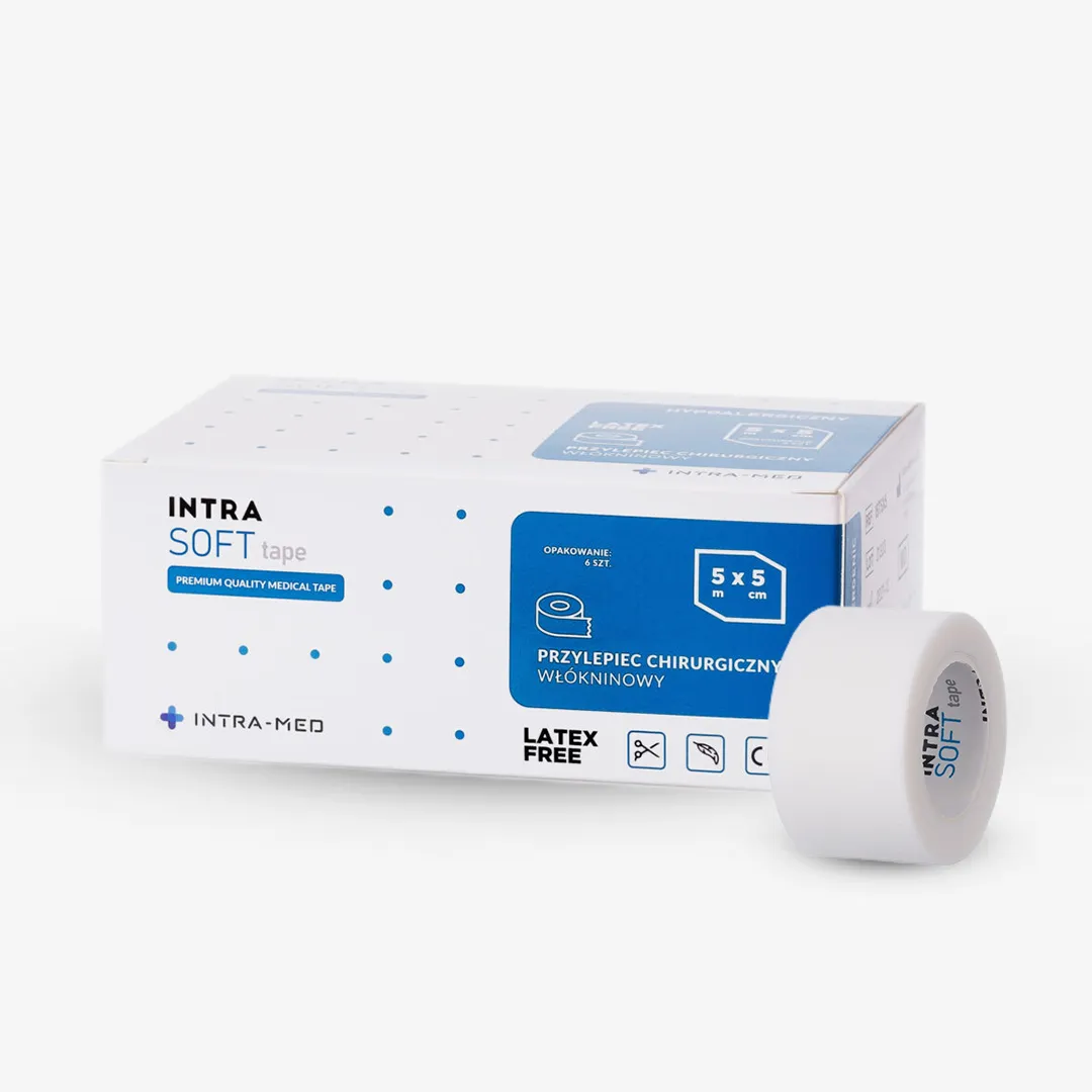 Przylepiec włókninowy INTRA SOFT Tape (5 m x 5 cm) 6 szt.
